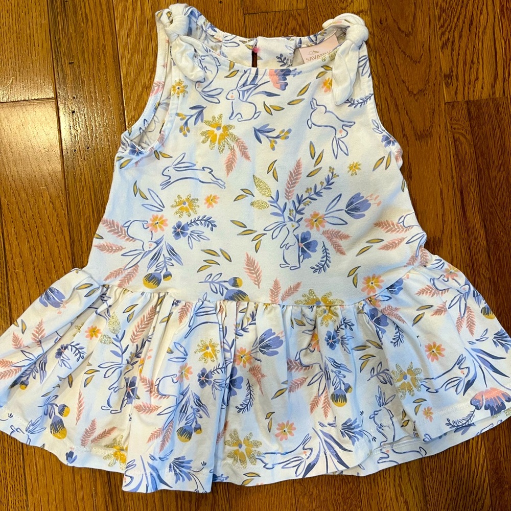 Spring Bunny Easter Dress *Size 18m*